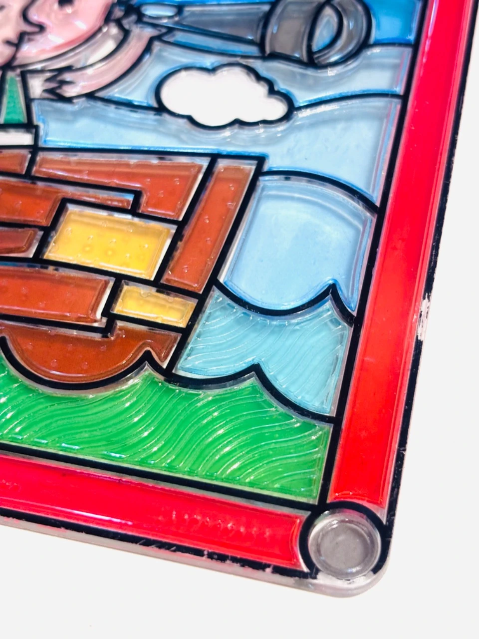 Set van 2 decoratieve plastic frames in piraten en prinsessen mozaïek – photo 12